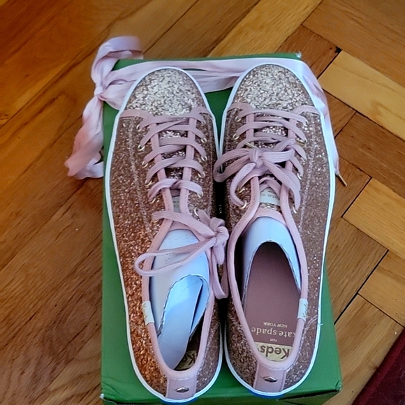 kate spade Shoes - Keds by Kate Spade Sneakers in Rose Gold, size 10